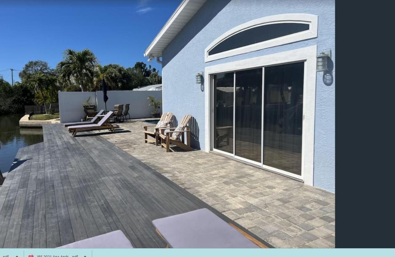Pool/Waterfront Home 5 Min Walk To Siesta Key Village And Beach Exterior photo